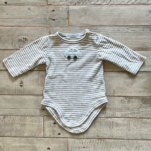 Janie and Jack 0-3 month long sleeved onesie